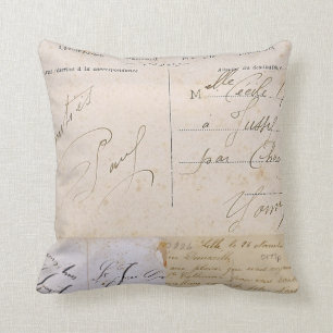 Vintage Postcards Pillow