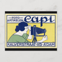 Vintage Poster Art of Old Camera By Johann Georg