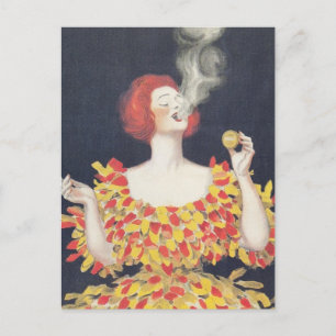 Vintage Poster Cachou Lajaunie Postcard