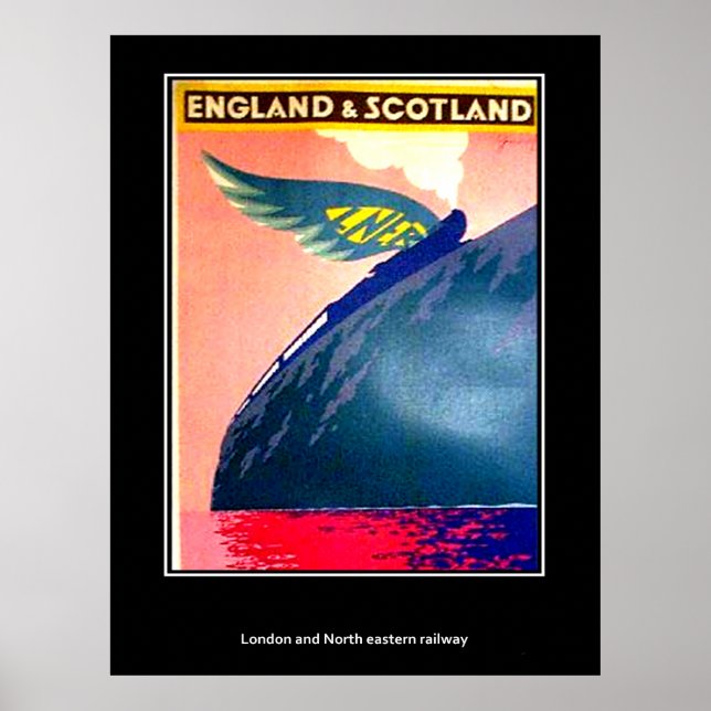 Vintage poster England And Scotland Rail (Front)