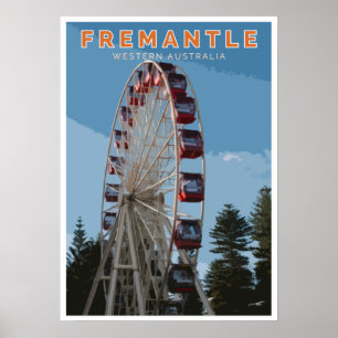 Vintage Poster - Fremantle, Western Australia