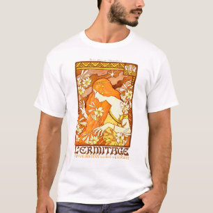 Vintage Poster French Magazine Art Nouveau Woman T-Shirt
