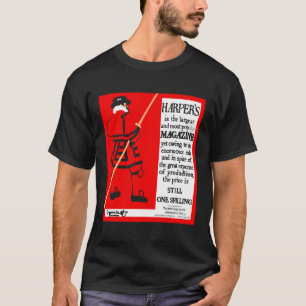 Vintage Poster Harper's Magazine Beefeater T-Shirt