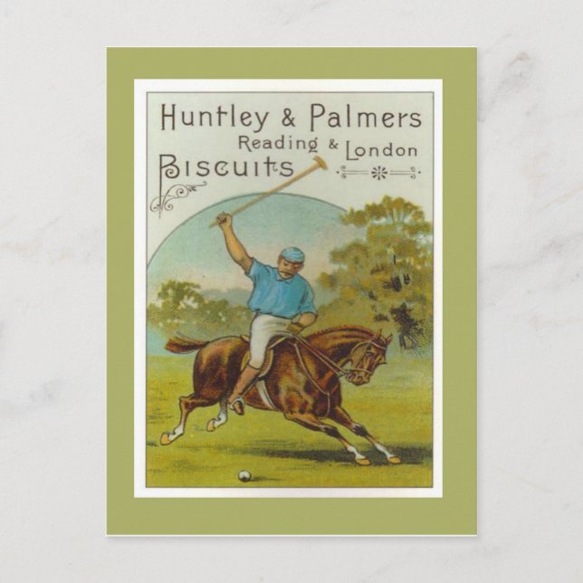 Vintage poster, Huntley and Palmers Biscuits, Postcard (Front)