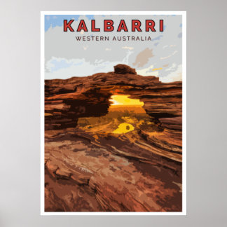 Vintage Poster - Kalbarri, Western Australia