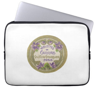 Vintage poster laptop sleeve