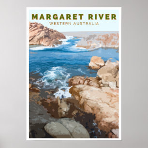 Vintage Poster - Margaret River, Western Australia