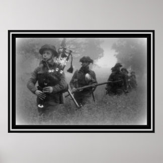 Vintage poster of the Scotts