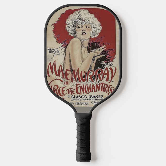 Vintage Poster Pickleball Paddle (Front)