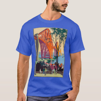 Vintage Poster Railroad Bridge T-Shirt