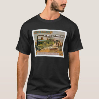 Vintage Poster Steam Train T Shirt