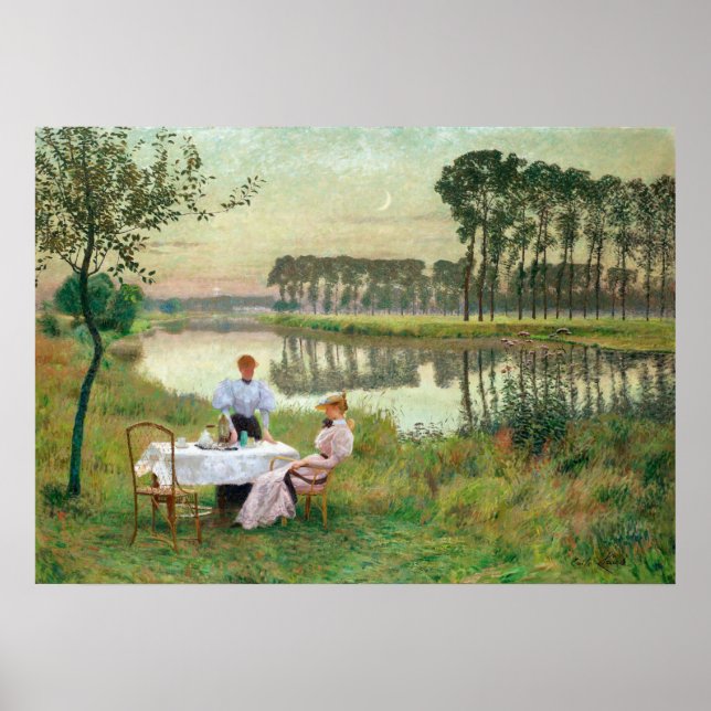 Vintage Poster: Summer Evening by Emile Claus Poster (Front)