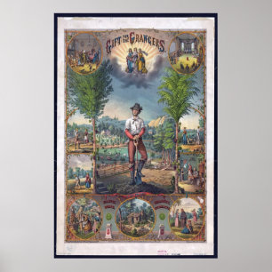 VINTAGE POSTERS - FARM LIFE IN AMERICA - DECOR