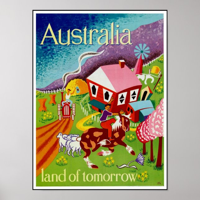 Vintage Posters Travel Historical Art Australia (Front)