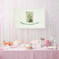 Vintage Pot of Gold and Rainbow St. Patrick's Day