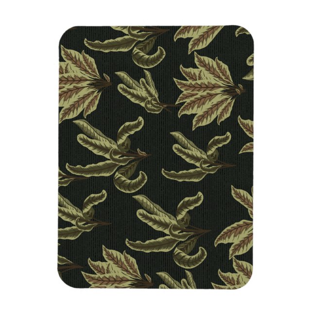 Vintage Potted Plants Magnet (Vertical)