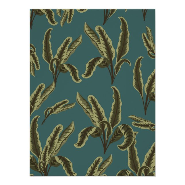 Vintage Potted Plants Poster (Front)
