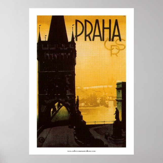 Vintage Praha Poster (Front)