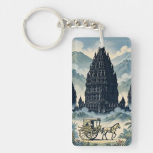Vintage Prambanan Hindu Temple Java Indonesia