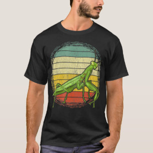 Vintage Praying Mantis Fan Kids Insects Catcher T-Shirt