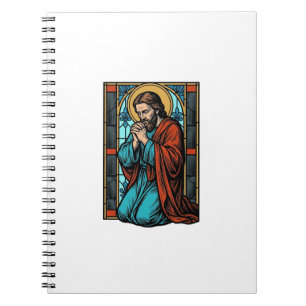 Vintage Praying Religious Figure Vector Shirt Desi Notebook