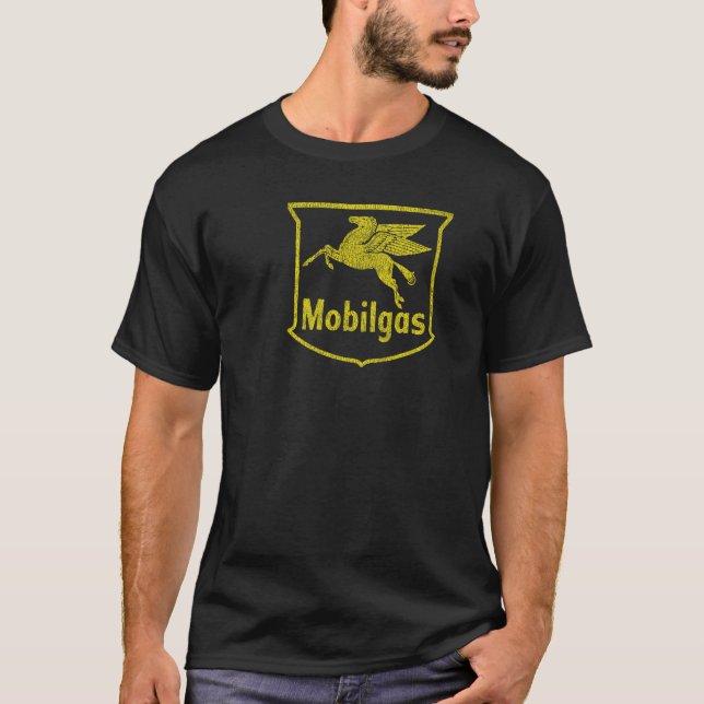 Vintage Pre-Distressed Pegasus Dark Shirt (Front)