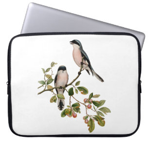 Vintage Pretty Birds on a Branch Laptop Sleeve