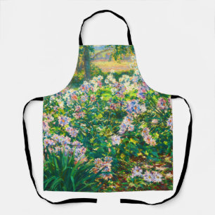 Vintage pretty flowers Windflowers illustration Apron