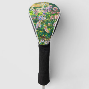Vintage pretty flowers Windflowers illustration Golf Head Cover