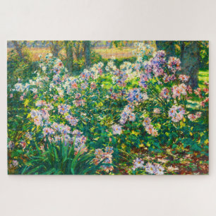 Vintage pretty flowers Windflowers illustration Jigsaw Puzzle