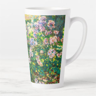Vintage pretty flowers Windflowers illustration Latte Mug