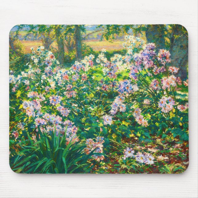 Vintage pretty flowers Windflowers illustration Mouse Pad (Front)