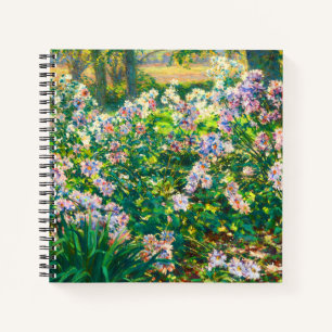 Vintage pretty flowers Windflowers illustration Notebook