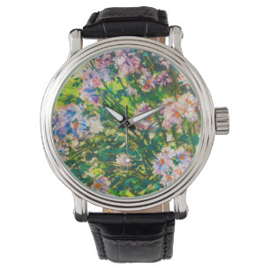 Vintage pretty flowers Windflowers illustration Watch
