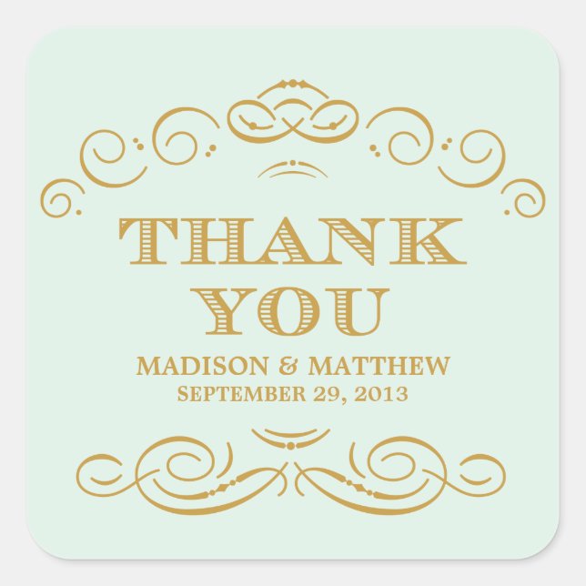 VINTAGE PRETTY | WEDDING FAVOR LABELS (Front)