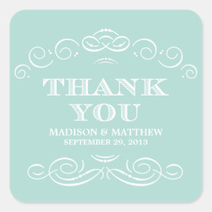 VINTAGE PRETTY WEDDING FAVOR LABELS