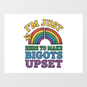 Vintage Pride Bigots Upset Rainbow Shirt Design_1