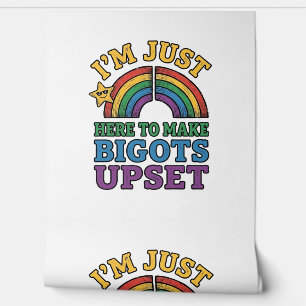 Vintage Pride Bigots Upset Rainbow Shirt Design_1 Wallpaper