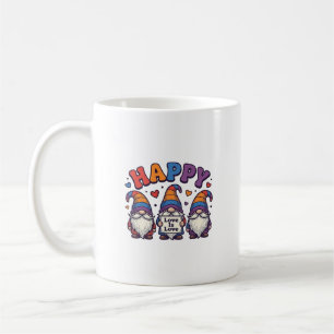Vintage Pride Month Gnome Rainbow Shirt Design_1 Coffee Mug