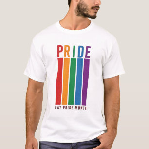 Vintage Pride Month Rainbow Typography Shirt Desig