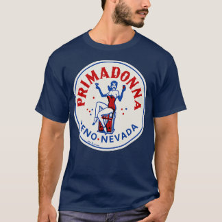 Vintage Primadonna Club Reno Nevada T-Shirt