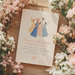 Vintage Princess Fairytale Birthday Invitation