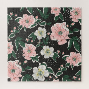 Vintage print: abstract pattern jigsaw puzzle