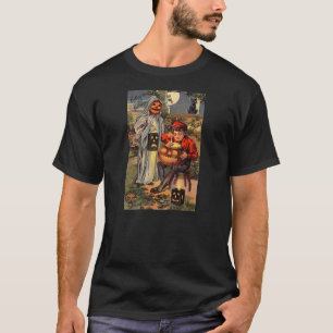 Vintage Print - Getting Ready For Halloween T-Shirt
