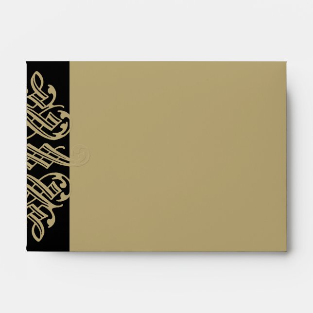 Vintage Printers Ornament Matching Envelopes (Front)