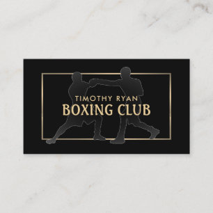 Vintage Pro Boxers, Boxing Business Card