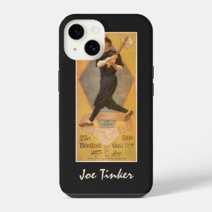 Vintage Product Label Art, Boston Garter for Socks iPhone 14 Case