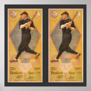 Vintage Product Label Art, Boston Garter for Socks Poster