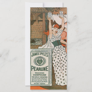 Vintage Product Label Art Pearline Modern Cleanser
