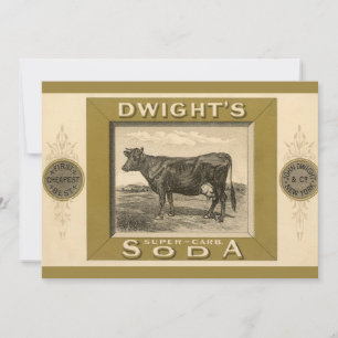 Vintage Product Label, Dwight's Bicarbonated Soda